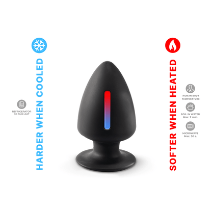 Silexd - Premium Silicone Plug Taglia M - Nero