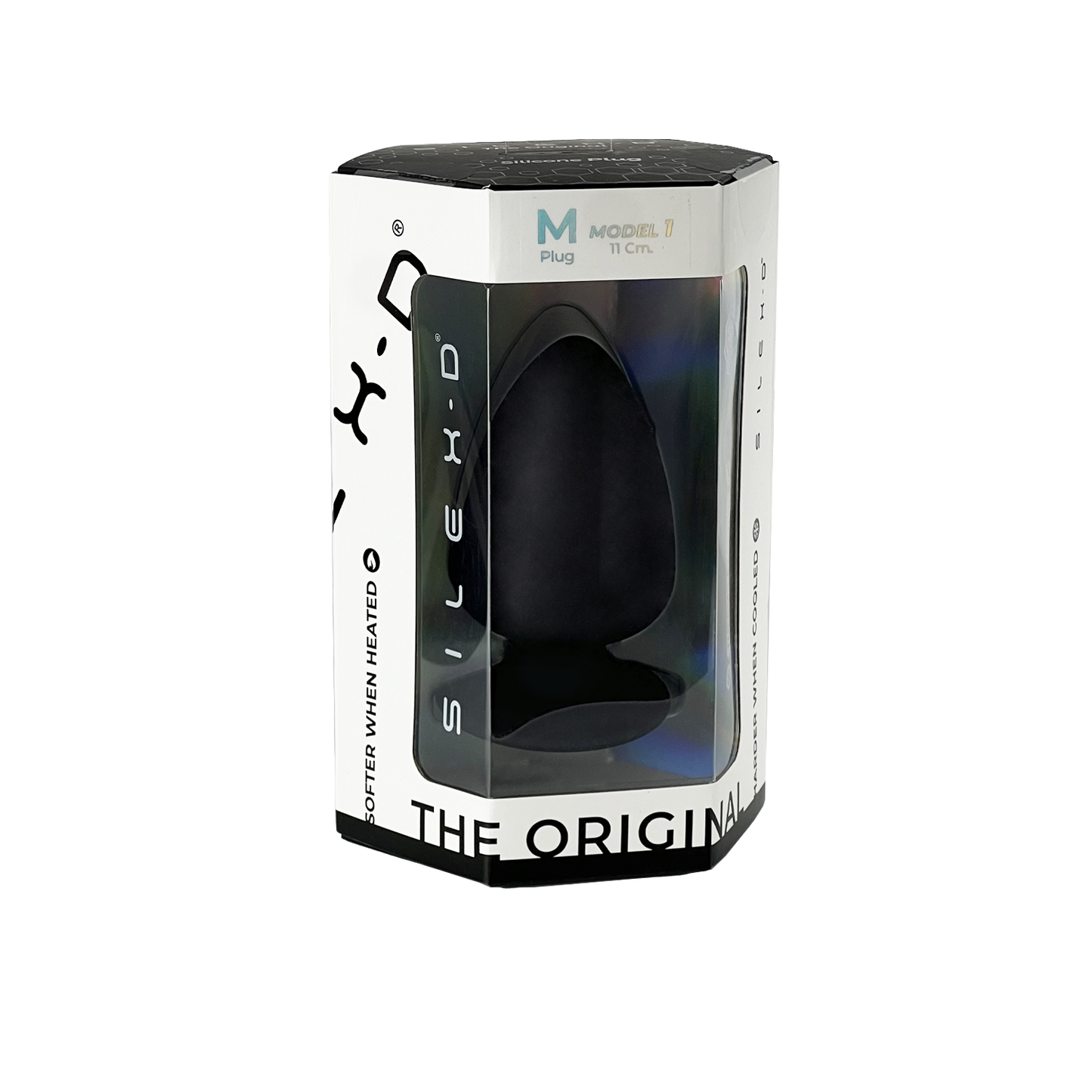 Silexd - Premium Silicone Plug Taglia M - Nero