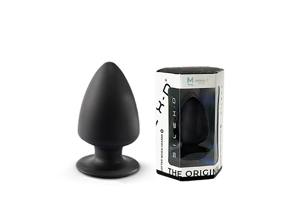 Silexd - Premium Silicone Plug Taglia M - Nero