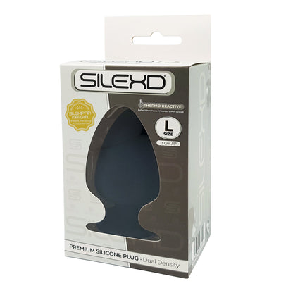 Silexd - Premium Silicone Plug Taglia L - Nero