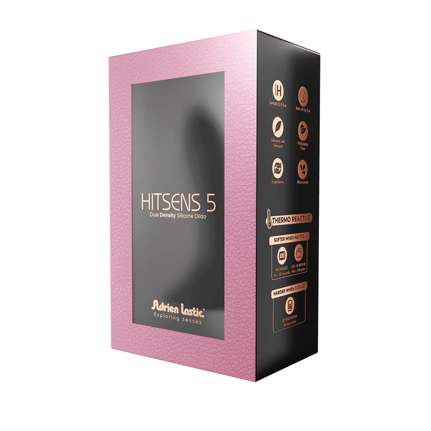 Adrien Lastic - Dildo Silicone Hitsens 5 - Nero