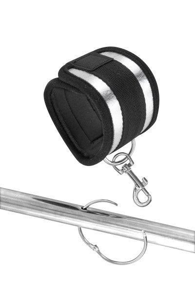 Fetish Tentation - Barra Costrittiva con 4 Manette - Nero