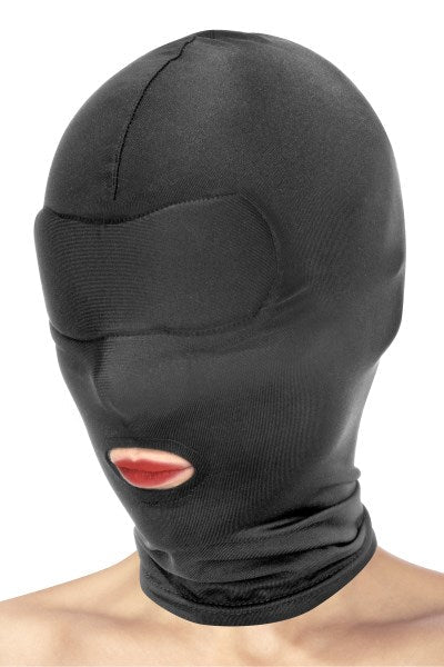 Fetish Tentation - Cappuccio con Apertura per Bocca - Nero