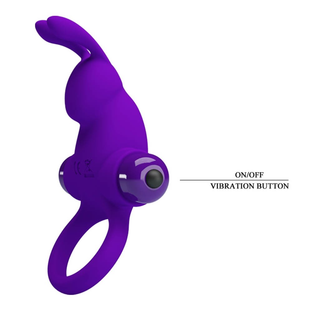 Pretty Love Vibrant Guaina per Pene 1 Viola