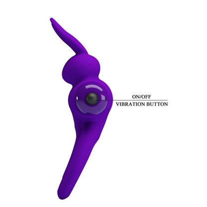 Anello per pene Pretty Love Vibrant 3 Viola