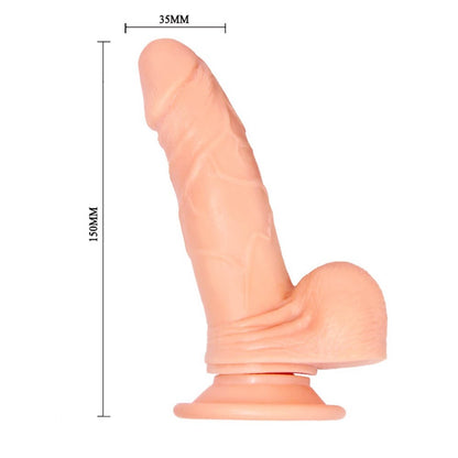 Dildo vibrante multi-velocità Barbara Mark 6,3"