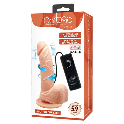 Dildo vibrante multi-velocità Barbara Mark 6,3"