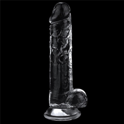 Dildo trasparente impeccabile da 7,5''