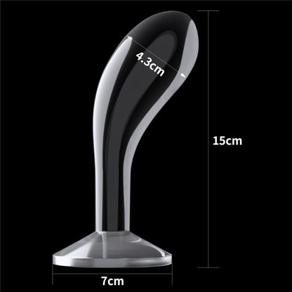 Plug prostatico trasparente impeccabile da 6,0''