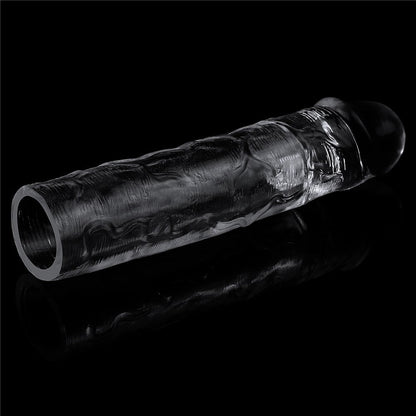 Guaina per pene trasparente impeccabile Aggiungi 2''
