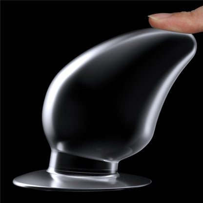 Plug anale trasparente impeccabile da 4,5''
