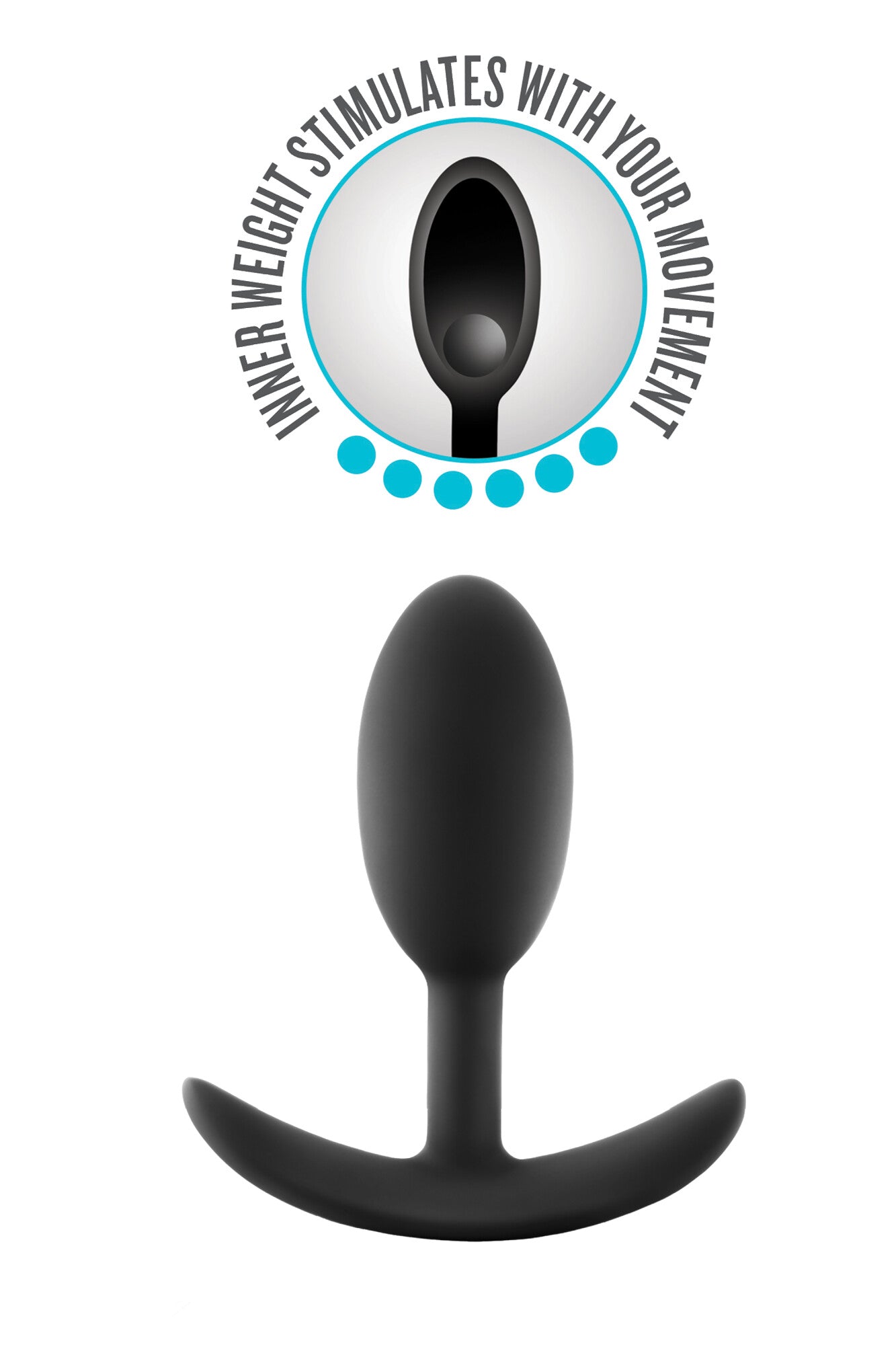 AVVENTURE ANALI PLATINUM VIBRA SLIM PLUG - MEDIO