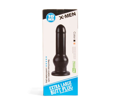 Plug anale X-MEN da 10 pollici nero