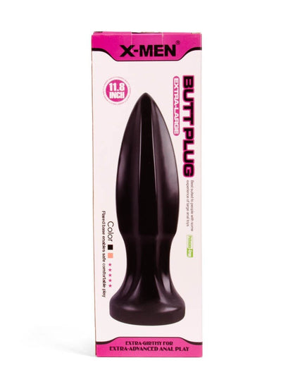 Plug anale X-MEN da 11,8 pollici, nero