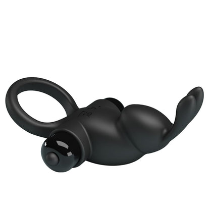 Anello per pene Pretty Love Vibrant 1 Nero