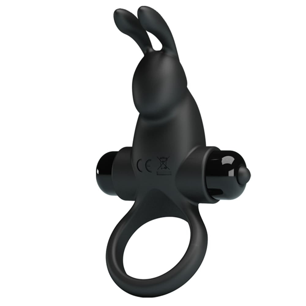 Anello per pene Pretty Love Vibrant 1 Nero