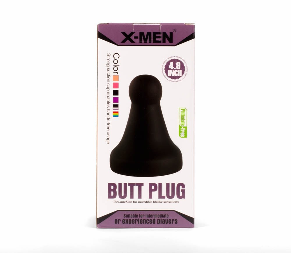 Plug anale X-MEN 4.8" Nero
