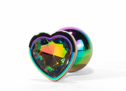 Plug anale in metallo X-MEN Secret Shine Rainbowheart L