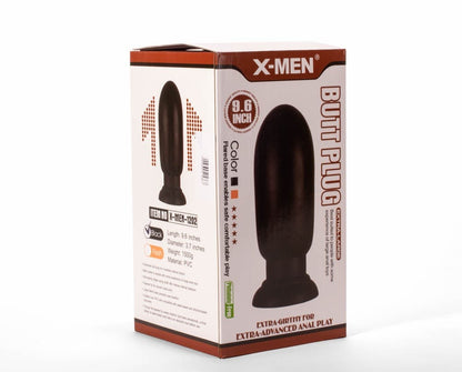 X-MEN 9.6" Enorme Plug Anale Nero 1