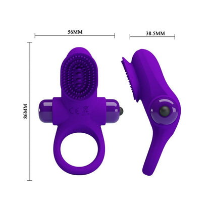 Anello per pene Pretty Love Vibrant 2 Viola