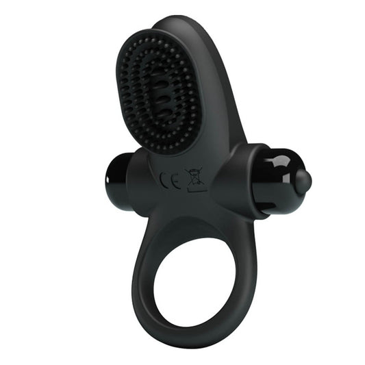 Anello per pene Pretty Love Vibrant 2 Nero
