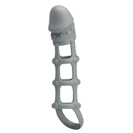 Pretty Love Guaina per pene con cinturino per le palle, bianca