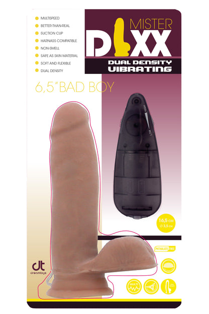 MR.DIXX BAD BOY 6,5' DUAL DENSITY VIBRATING DILDO