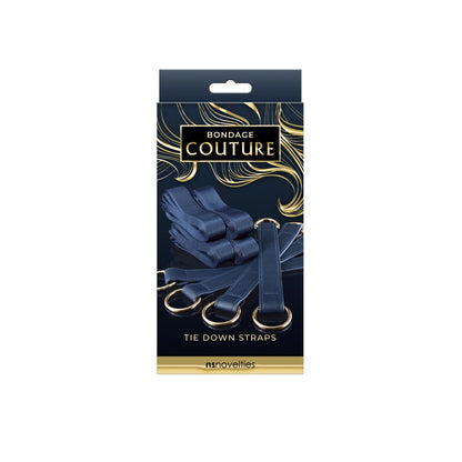 Bondage Couture - Restrizioni per letto - Blu