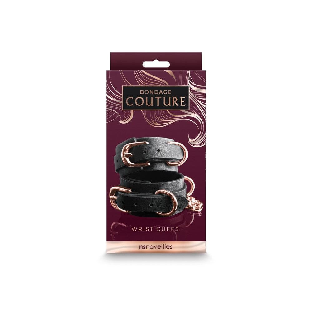 Bondage Couture - Manette da polso - Nere