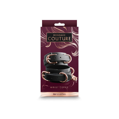 Bondage Couture - Manette da polso - Nere