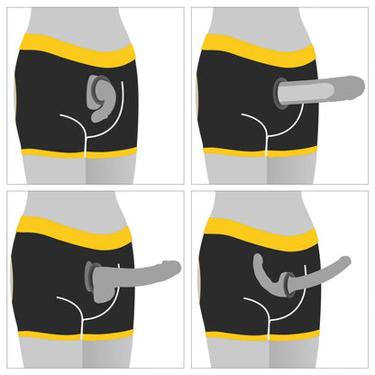 Pantaloncini strapon eccitanti XS/S (girovita 28-32 pollici)