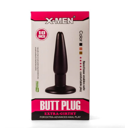 Plug anale extra spesso X-Men da 10" nero I_B0O50_1