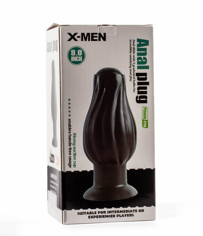 Plug anale X-Men 7,5" Nero