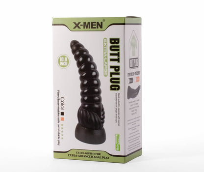 Plug anale extra large X-Men 10,9" nero
