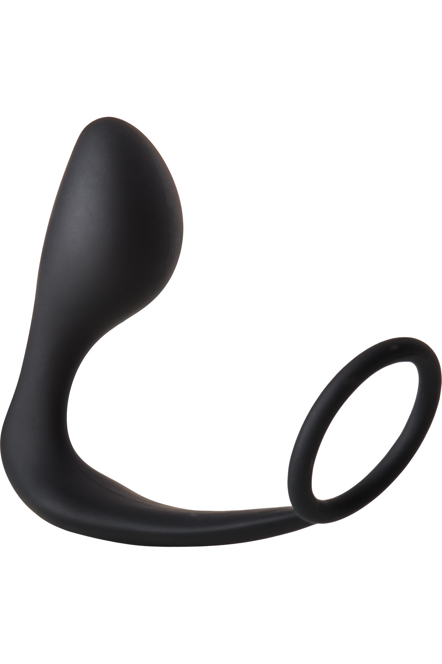 FANTASTICO PLUG ANALE CON ANELLO PER IL PENNELLO NERO