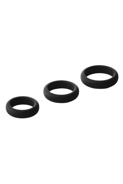 Confezione di anelli per pene in silicone liscio Ramrod