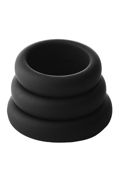 Confezione di anelli per pene in silicone liscio Ramrod