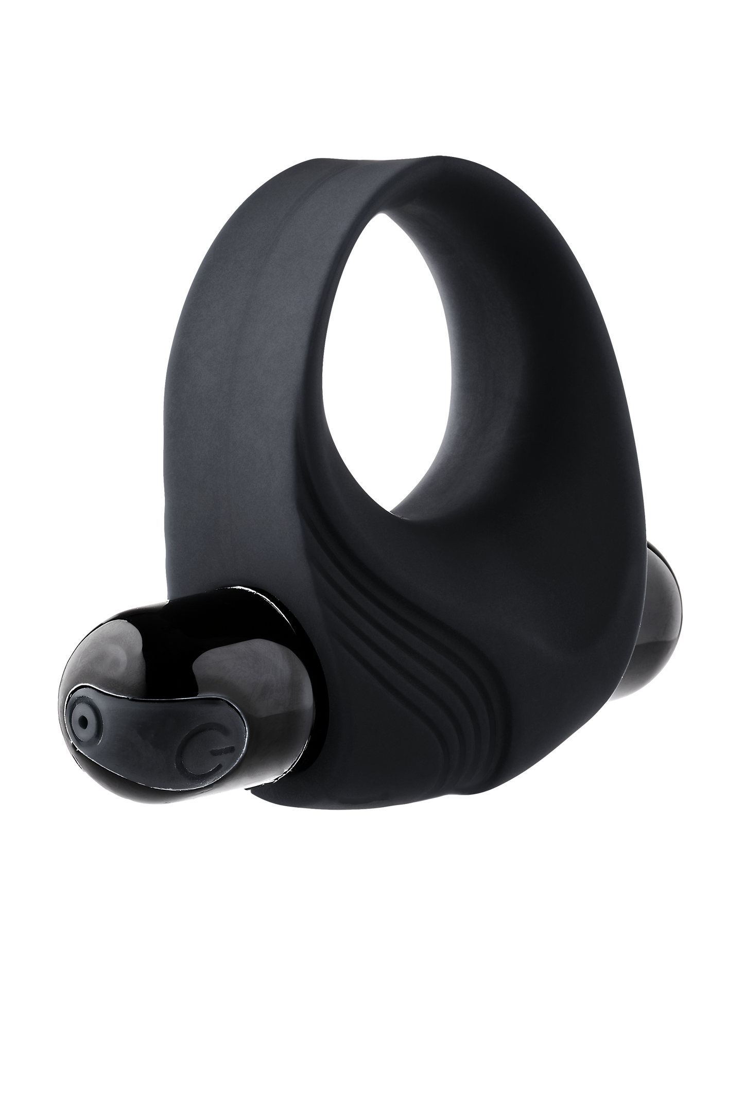 ANELLO PER IL PENE VIBRANTE RAMROD CON GRANDE PROIETTILE NERO