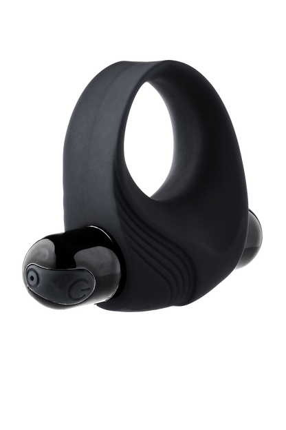 ANELLO PER IL PENE VIBRANTE RAMROD CON GRANDE PROIETTILE NERO