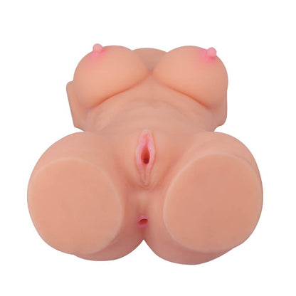 Masturbatore 3D a doppio foro VI