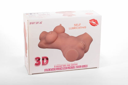 Masturbatore 3D a doppio foro II