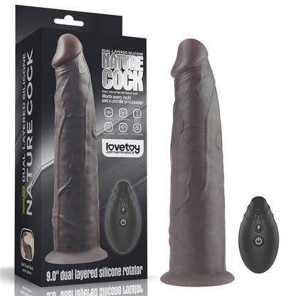 Rotatore in silicone a doppio strato da 9'', marrone
