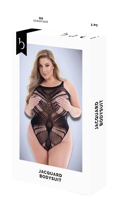 BODY BACI JACQUARD NERO, QS
