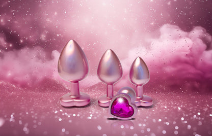 Plug GLEAMING LOVE PEARL ROSA MEDIO