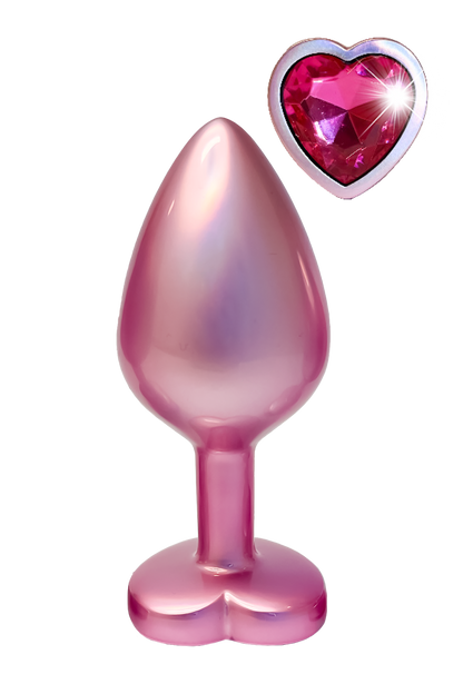 Plug GLEAMING LOVE PEARL ROSA MEDIO