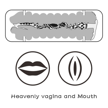 Vagina e bocca con doppio lato Blowout Virgin-skin
