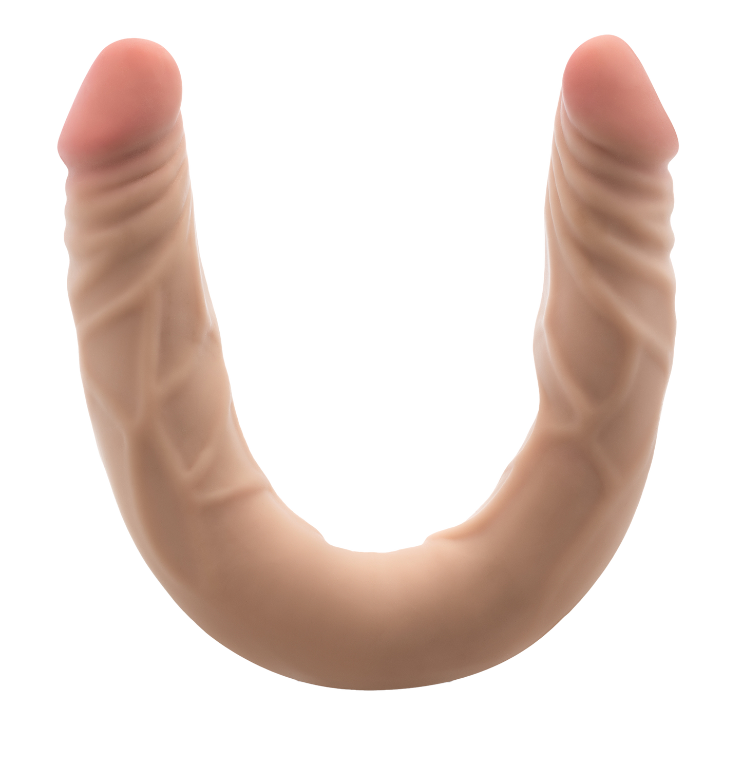 DR. SKIN PLUS 14" DOPPIO DONG POSABILE BEIGE