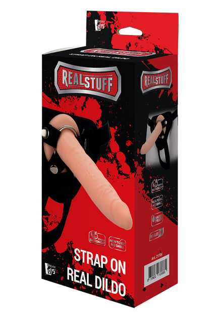 REALSTUFF STRAP ON REAL DILDO