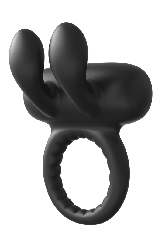 ANELLO PER IL PENE VIBRANTE RAMROD RABBIT NERO
