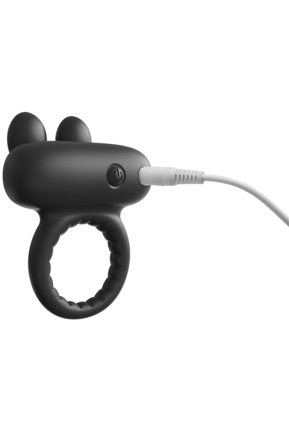 ANELLO PER IL PENE VIBRANTE RAMROD RABBIT NERO